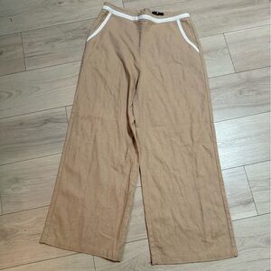 Seven by All Mankind Trousers with White Piping Sz L